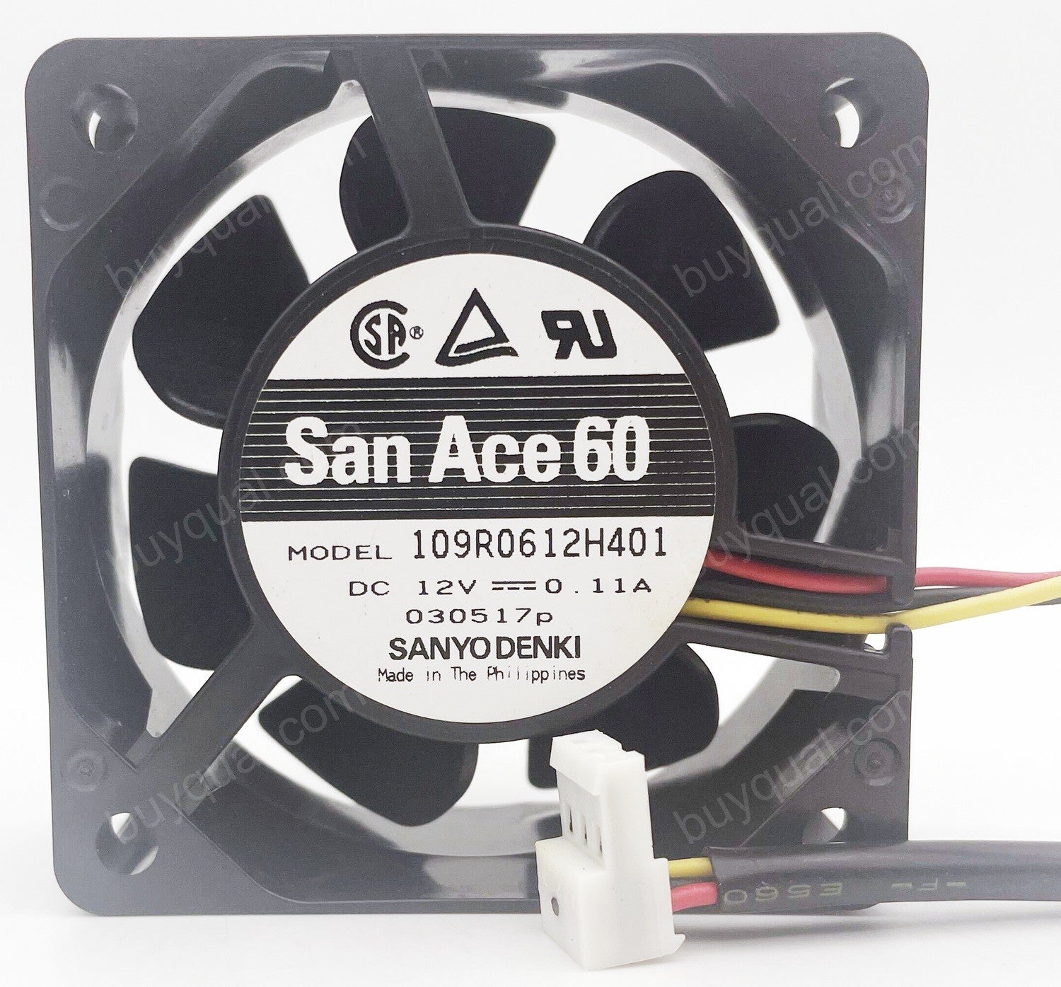 Sanyo 109R0612H401 12V 0.11A 3wires Cooling Fan - Original New Sanyo 109R0612H401 12V 0.11A 3wires Cooling Fan - Original New